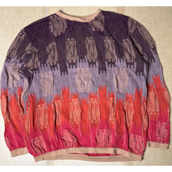 Vintage Coogi Australia 4XL Mercerised 100% Cotton Pullover Crewneck Orange - Picture 1 of 8